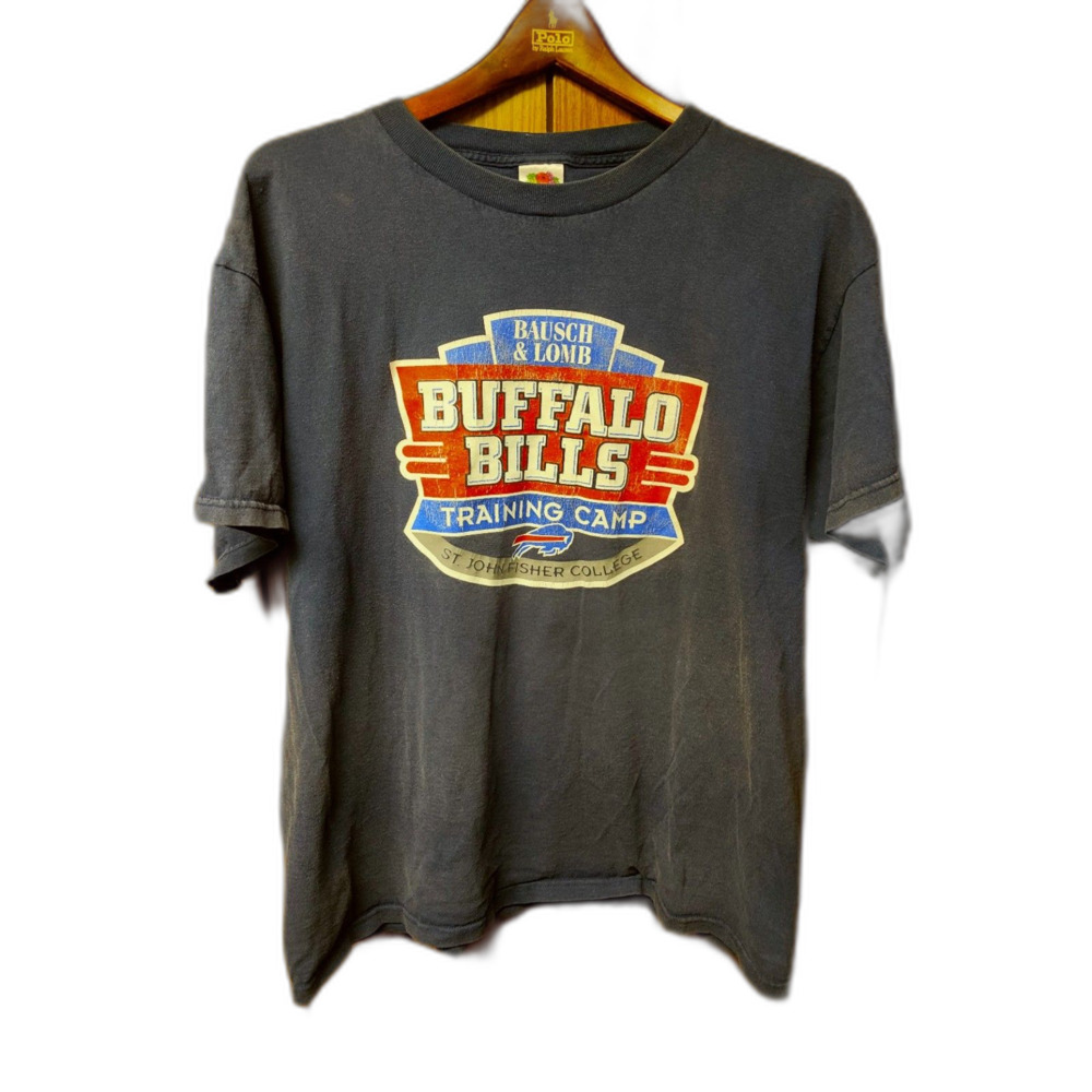 Vintage Y2K era NFL Buffalo Bills training camp t-shirt sunfaded size XL